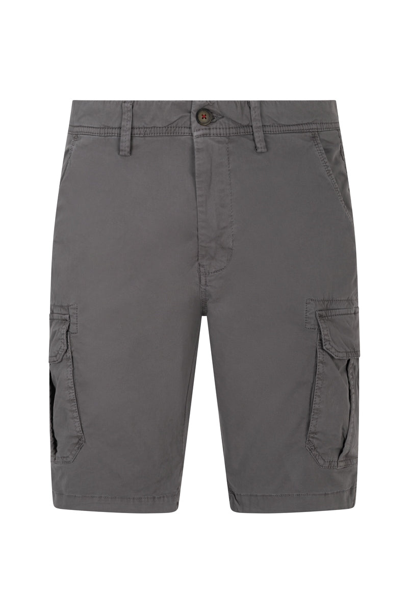 Bermudas hombre con bolsillos grises