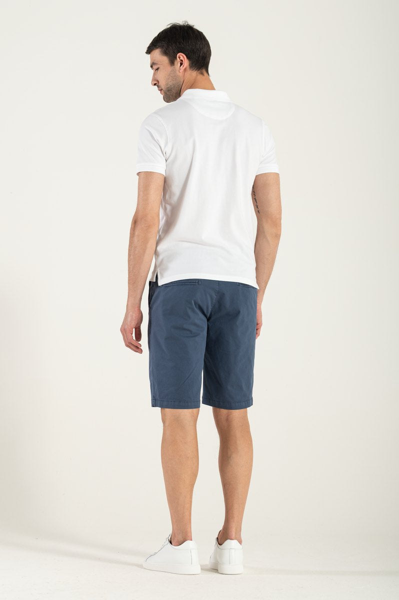 Bermuda in Cotone Organico Blue Royal