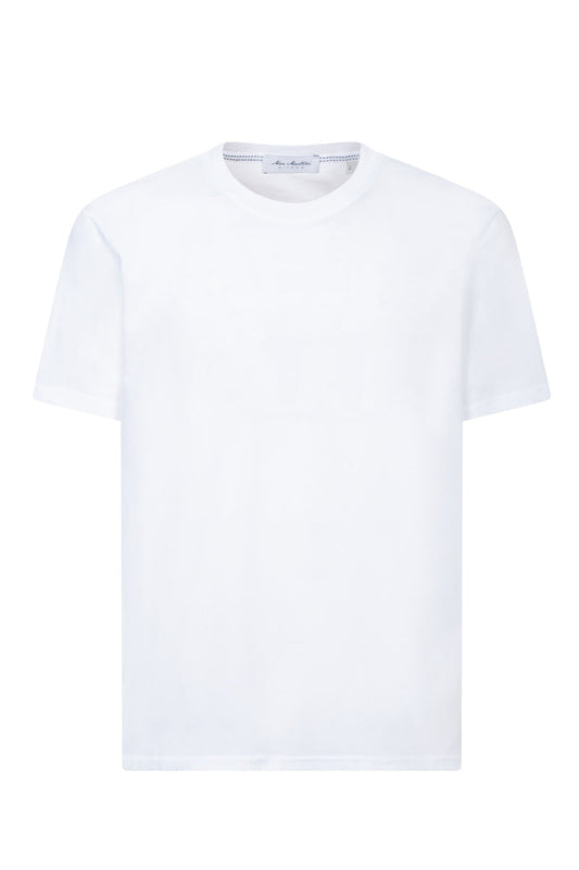 Camiseta blanca de media manga