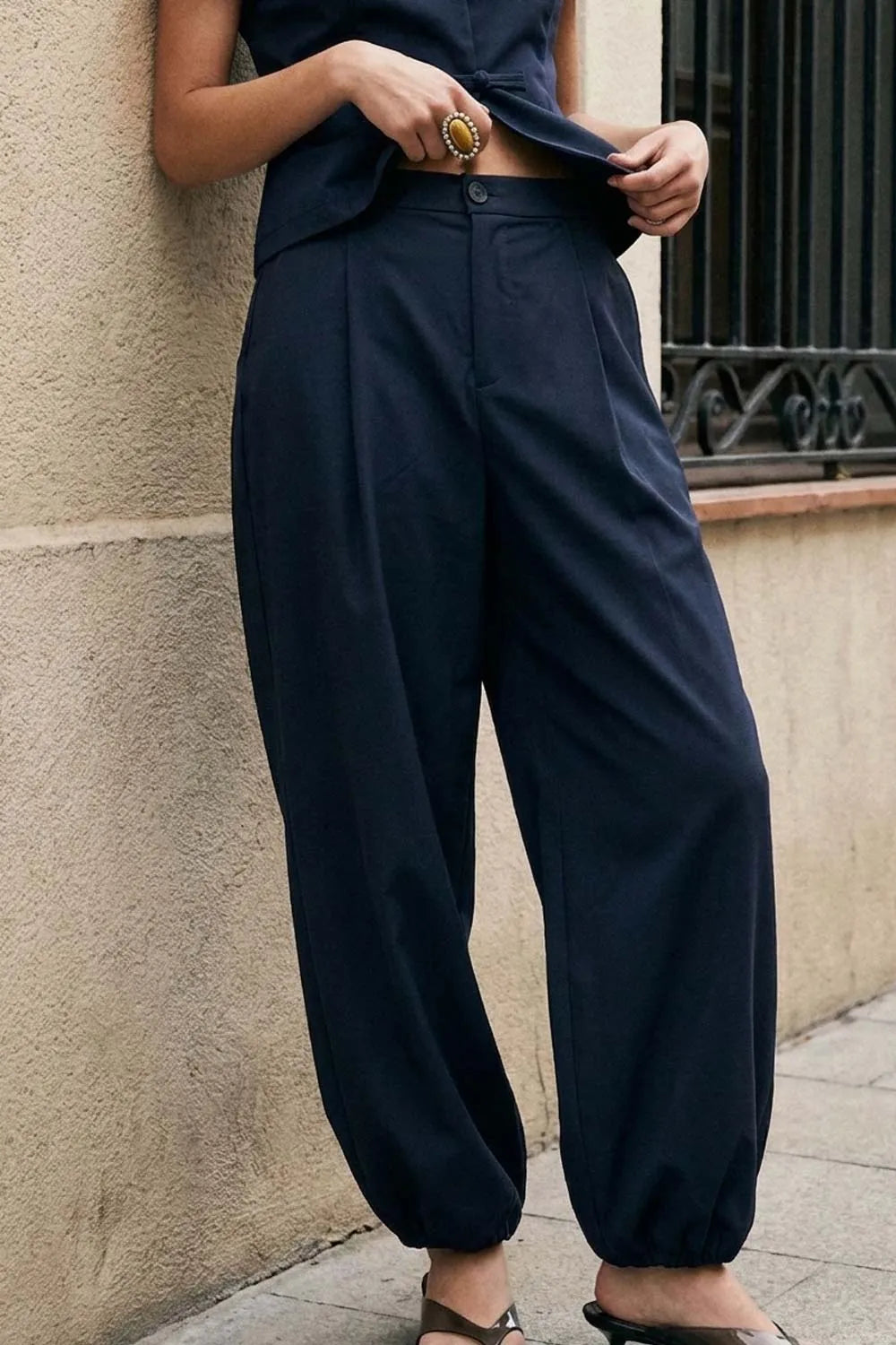 Pantalón Babe fit barrel