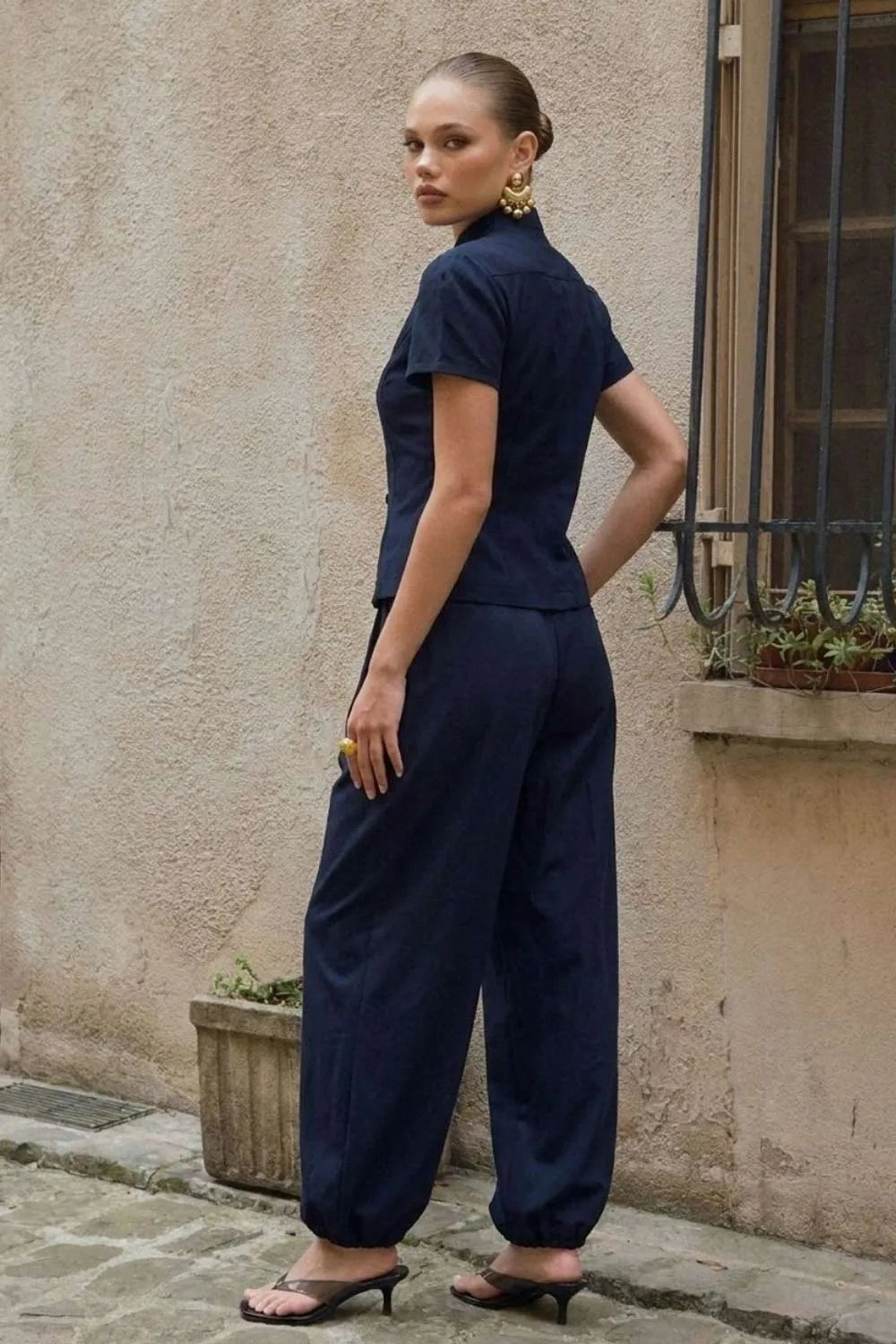 Pantalón Babe fit barrel