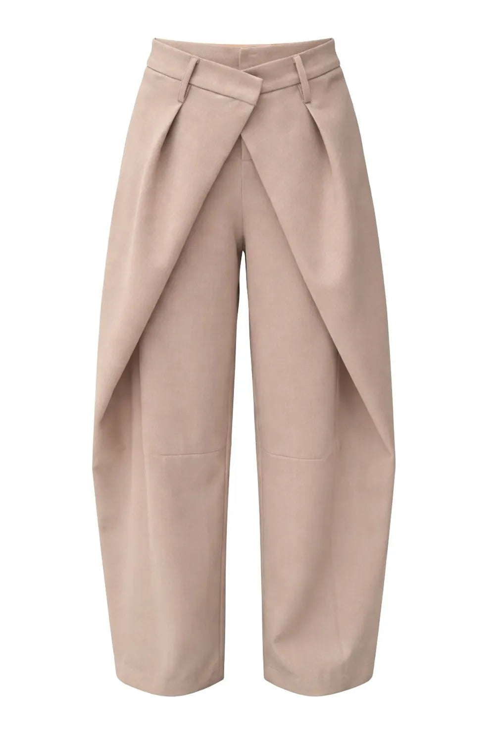 Pantalón fit barrel cruce doble