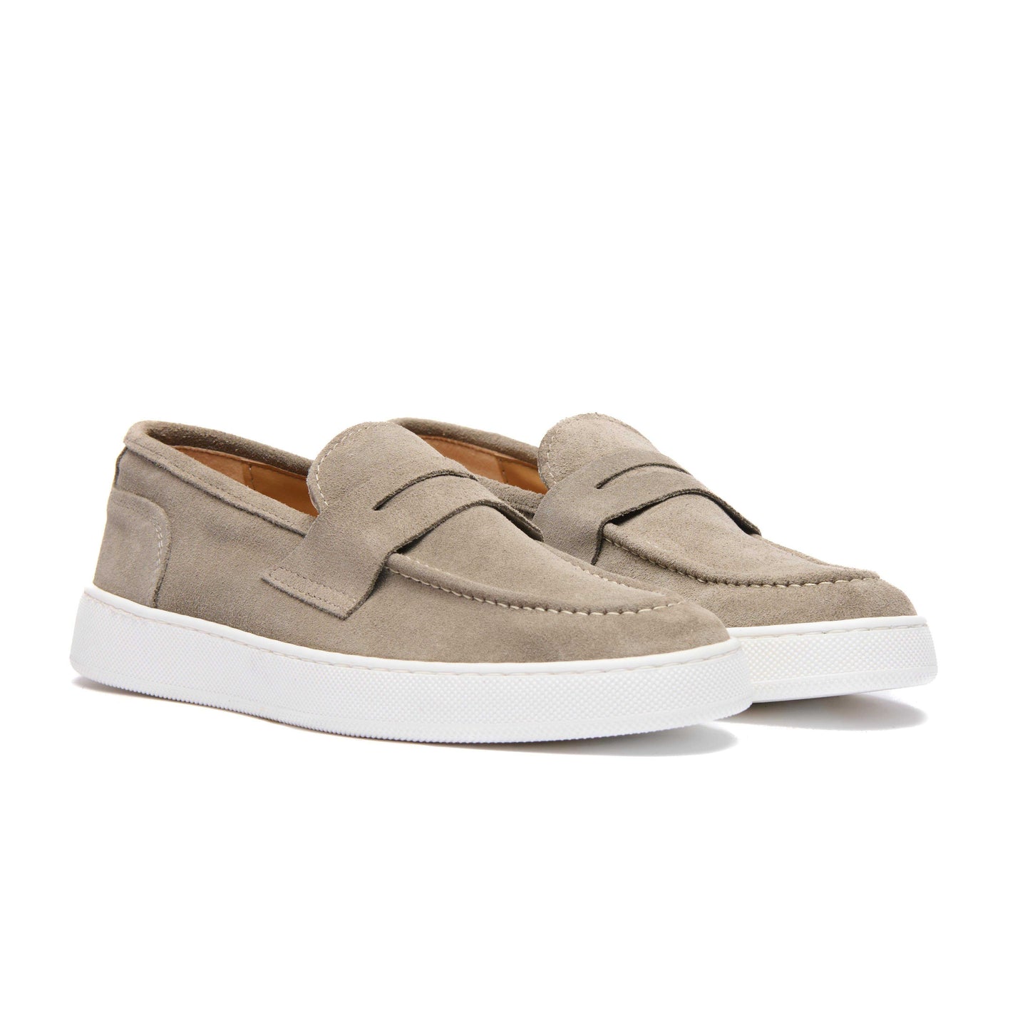 Mocasines para Hombre en Ante Beige