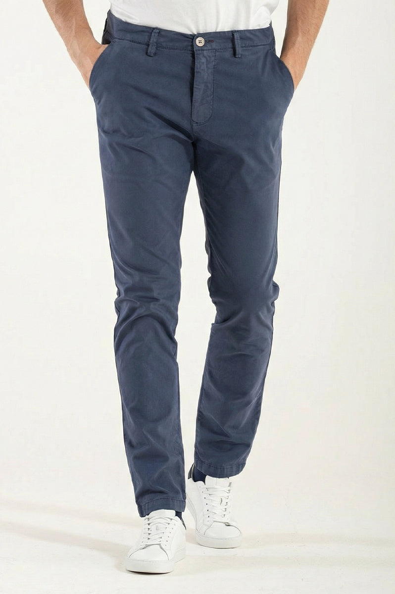 Pantalón Azul Rey Hecho en Italia