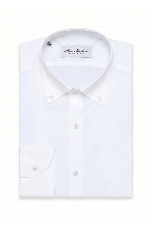 Camicia Twill Button Down Bianca