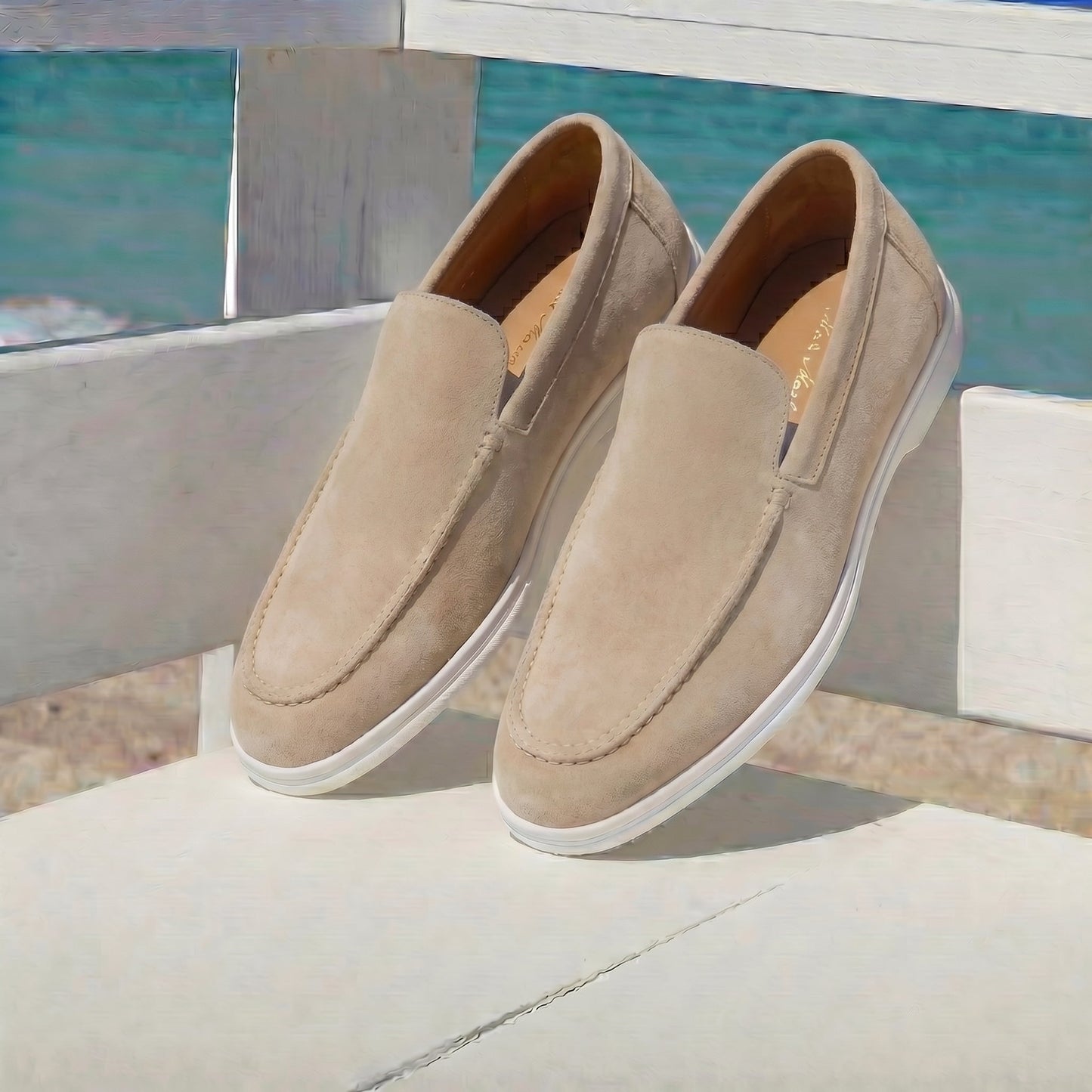 Mocasines de primera calidad St.Tropez Beige