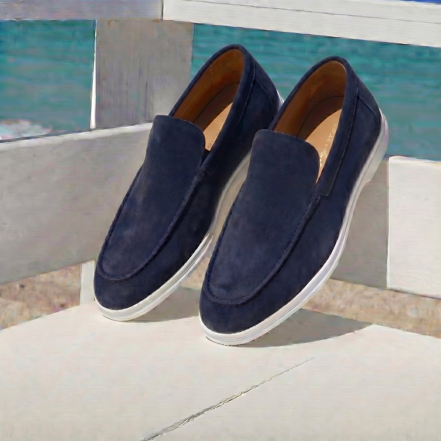 Mocasines de primera calidad St.Tropez Azul