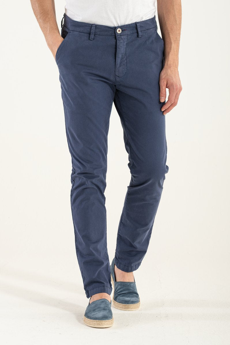 Pantalón Azul Rey Hecho en Italia