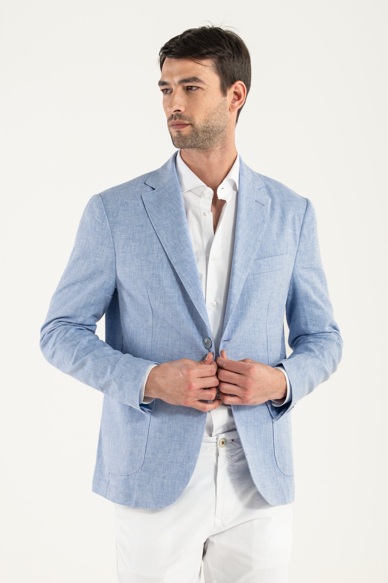 Lino/algodón de Blazer Heavenly