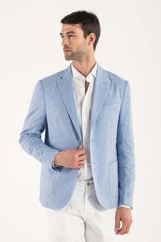 Lino/algodón de Blazer Heavenly