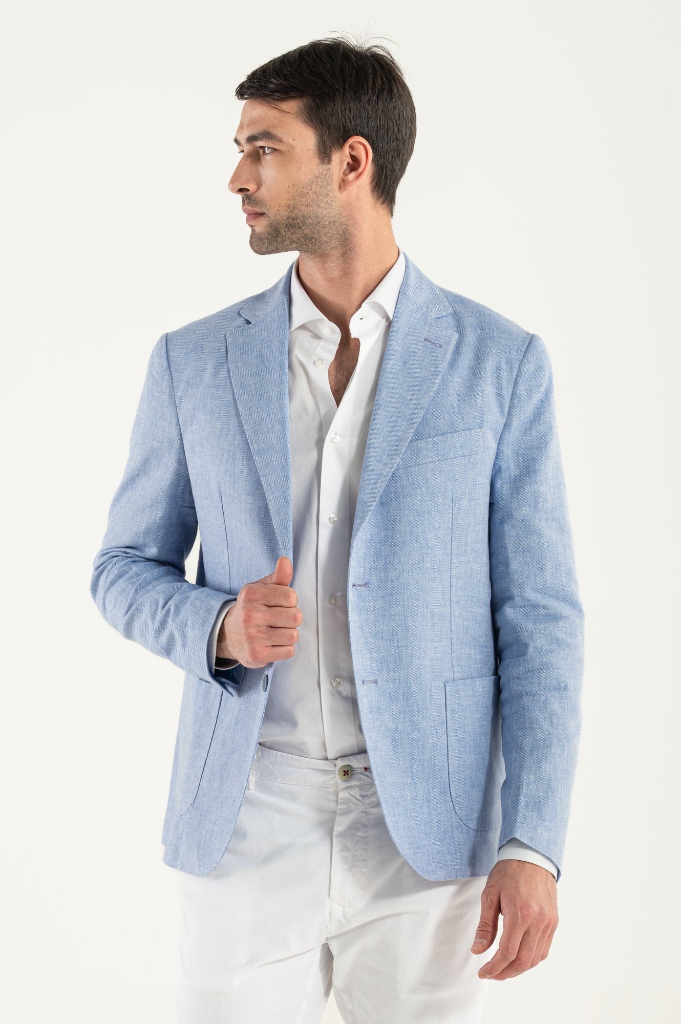 Lino/algodón de Blazer Heavenly