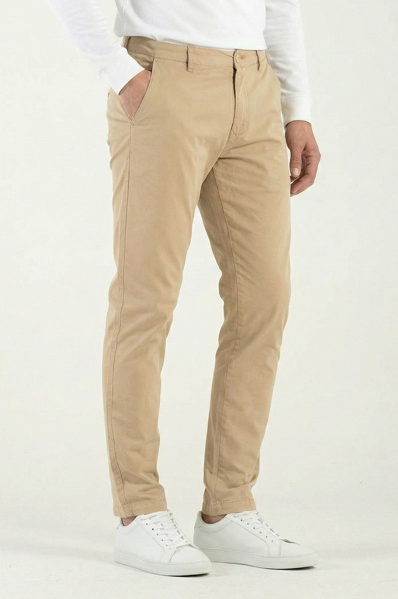 Pantalón beige Made in Italy