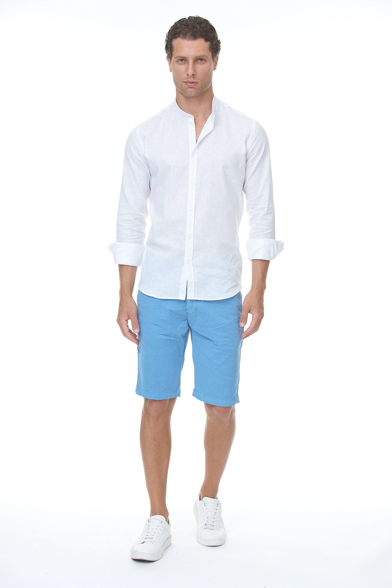 Bermudas hombre algodón celestial algodón