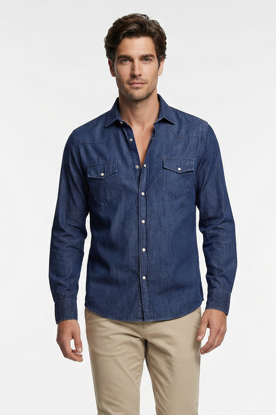 Camisa vaquera tejana